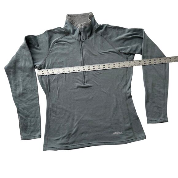 Patagonia VTG USA Made Regulator R1 1/2 Zip Expedition Weight Sage Pullover M - Picture 3 of 10
